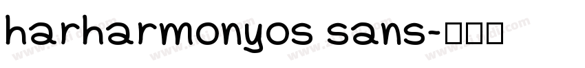 harharmonyos sans字体转换